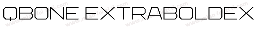 QBOne ExtraBoldExpanded字体转换